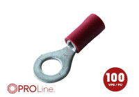 Cable eye 0.5x1.5 red M4 (100 pieces) ACV PROLine