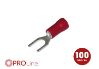 Cable fork 0.5x1.5 red M5 (100 pieces) ACV PROLine