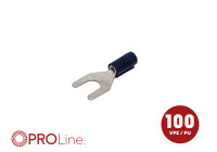 Cable fork 1.5x2.5 blue M6 (100 pieces) ACV PROLine