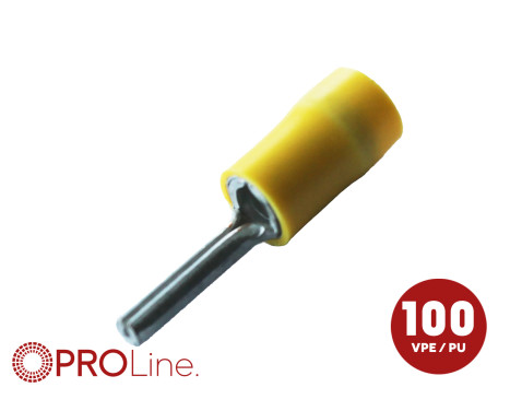 Cable lug 4.0x6.0 yellow (100 pieces) ACV PROLine