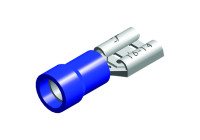 cable lug 5 pieces 2.8x0.8 blue in blister