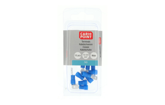Carpoint Flat Plug 743 Blue 4.8x0.5mm 10 Pieces, Image 5