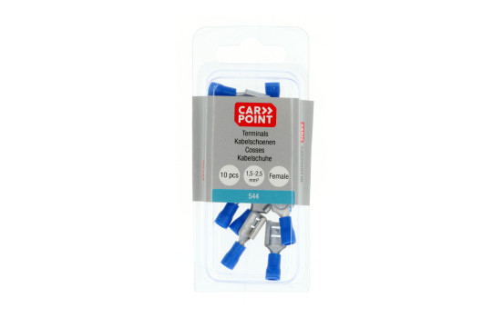 Carpoint Flat Plug Sleeve 544 Blue 8.0x0.8mm 10 Pieces, Image 4