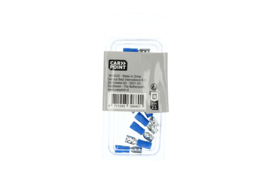 Carpoint Flat plug sleeve 742 Blue 4.8x0.5mm 10 Pieces, Image 4