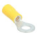 Carpoint Ring Cable Lug 676 Yellow M6 10 Pieces