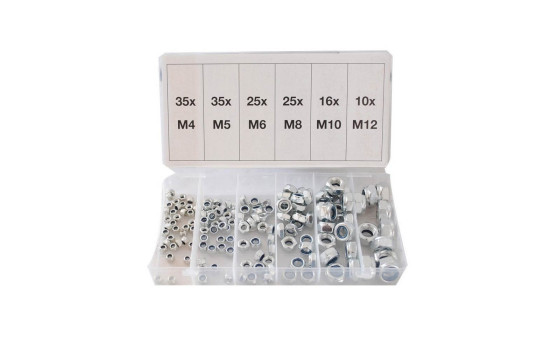 Assortment Lock Nuts 146 pcs