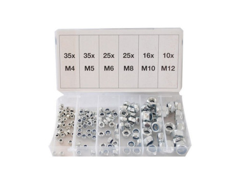 Assortment Lock Nuts 146 pcs, Image 2