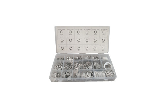 Aluminum Rings Assortment 450-piece