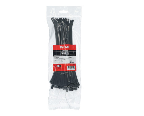 Womi Cable Ties 200x3.6mm black 100 pieces