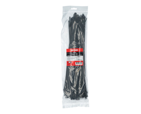 Womi Cable Ties 370x4.8mm black 100 pieces, Image 2