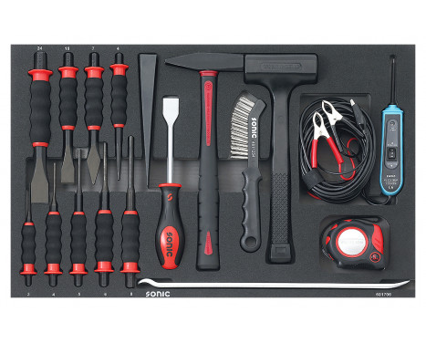 Sonic Chisel & Hammer Set 17-Piece