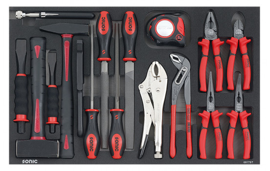 Sonic Hammer, Pliers & Chisel Set (5 German) 17-Piece