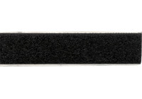 Velcro Width 20 mm / Length 25 meters Black - soft silk