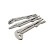 3-piece flat and curved jaw long reach mole grip pliers, Thumbnail 4