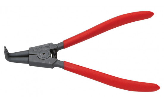 Circlip pliers bent open (German)