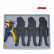 Force Cable Crimping Pliers Set 4-Piece, Thumbnail 2