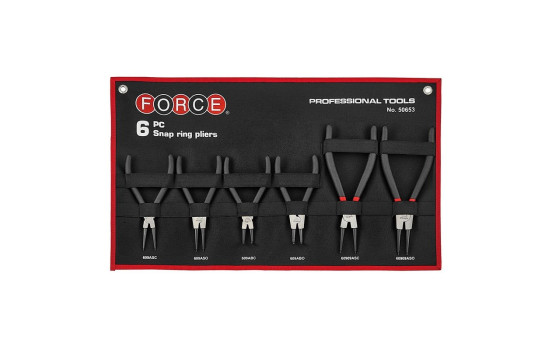 Force Circlip Pliers Set 6-piece, Image 2