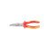 Force Insulated Curved Long Nose Pliers