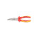 Force Insulated Curved Long Nose Pliers, Thumbnail 2