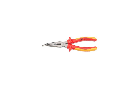 Force Insulated Curved Long Nose Pliers, Image 2