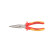 Force Insulated Long Nose Pliers 8"
