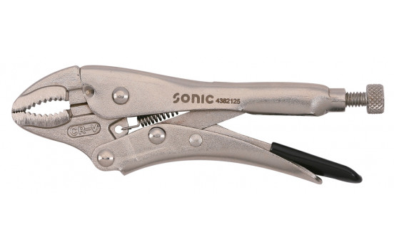 Locking pliers adjustable beak half round 125mmL