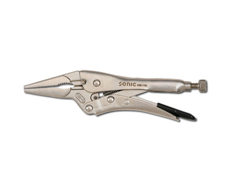 Locking pliers adjustable long jaw 225mmL