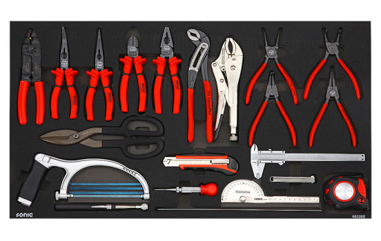 Sonic Pliers & Cutting Set Jumbo (9 German) 22-piece
