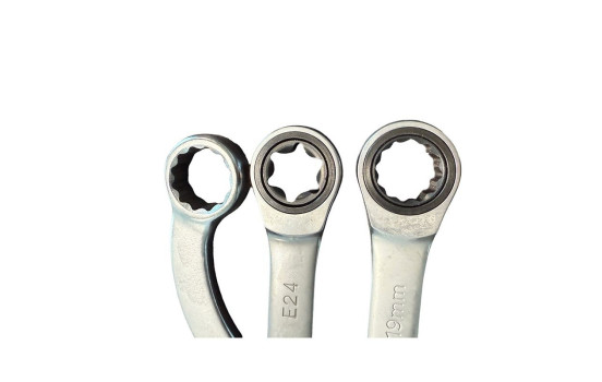 17pc Gear wrench & half-moon wrench set (EVA), Image 4