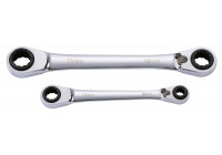 4 in 1 Ratchet combination wrench, switchable 8-10, 12-13