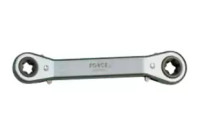 Force double Ring ratchet wrench 15° bent Torx 14mm x 16mm