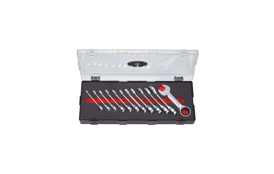 Mini Open-End Ratchet Wrench Set 12-piece