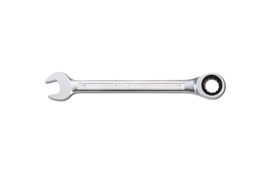 Ratchet ring spanner, straight 12-side 10mm