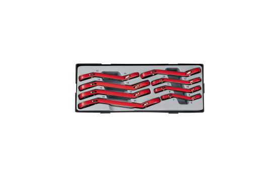 Ring ratchet wrench set 8 pieces (15° angled), Image 2