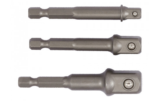 Adapter set for drills 1/4 ", 3 pcs.