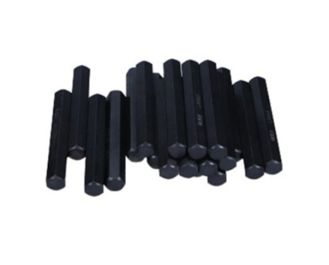 Rooks Bit 10 mm (3/8") Hexagon socket 10 mm x 75 mm, 20 pieces