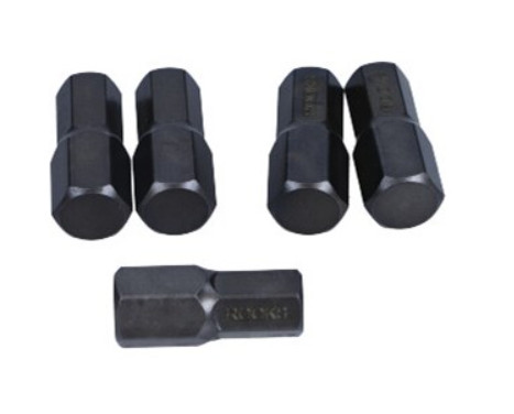 Rooks Bit 10 mm (3/8") Hexagon socket 12 mm x 30 mm, 5 pieces