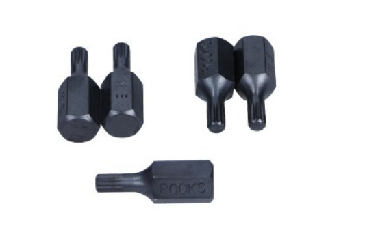 Rooks Bit 10 mm (3/8") Multi-pronged M5 x 30 mm, 5 pieces