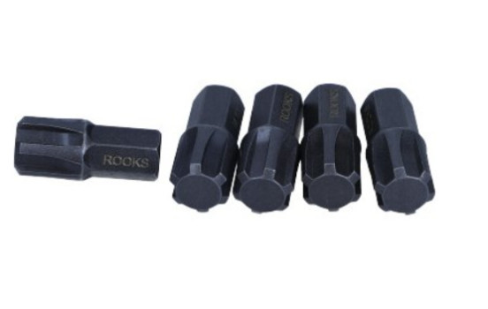 Rooks Bit 10 mm (3/8") Ribe M13 x 30 mm, 5 pieces