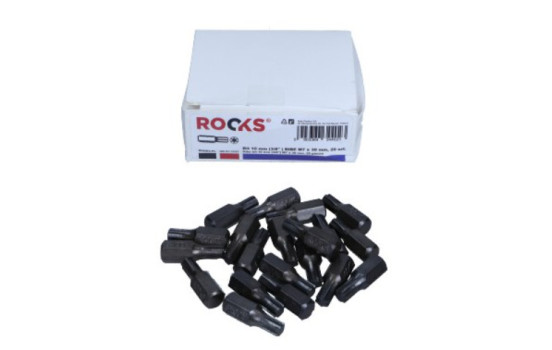 Rooks Bit 10 mm (3/8") Ribe M7 x 30 mm, 20 pieces