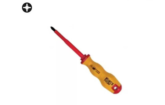 Force insulated screwdriver pozidriv 145mmL PZ.0