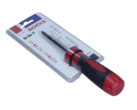 Rooks Interchangeable screwdriver 6 in 1