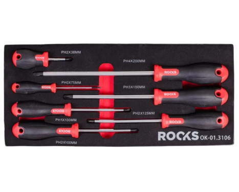 Rooks PH screwdriver set, 7 pieces