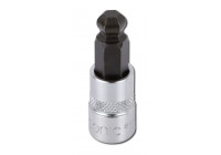 Bitdop 1/4 ", hexagon socket with ball end 4mm