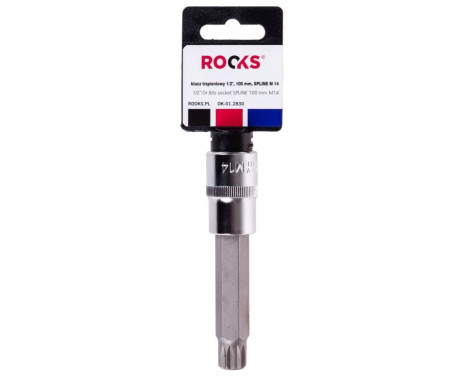 Rooks Bit Socket 1/2, 100 MM, Multi-tooth M14