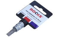 Rooks Bit Socket 1/4", flat 6.5