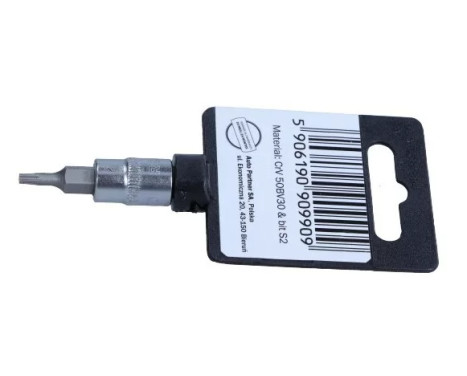 Rooks Bit Socket 1/4", Torx 5 with hole TS10, Image 2