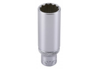 Cap 1/4 ", 12-sided long 1/2" (SAE)