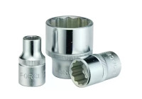 Force Socket 1/2", 12 point Whitworth 3/8"