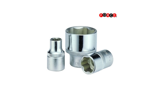 Force Socket 1/2", 6-sided wave profile 9/16"